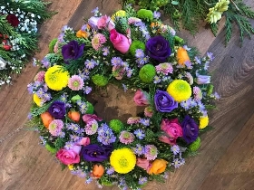 Wreath in various colours