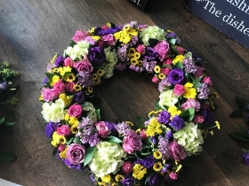 Wreath in various colours