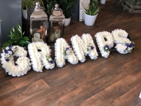 GRAMPS or GRAMPY Lettering